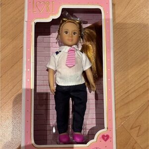 Doll with Pink Shoes and Gold Hair